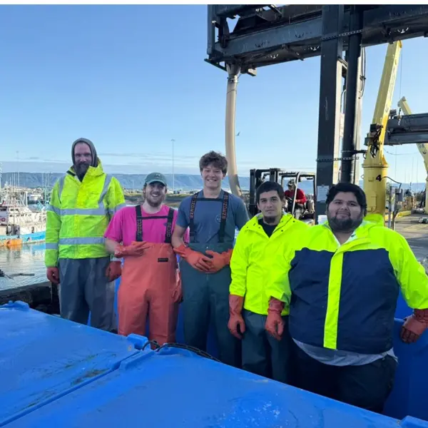 The crew running sockeye