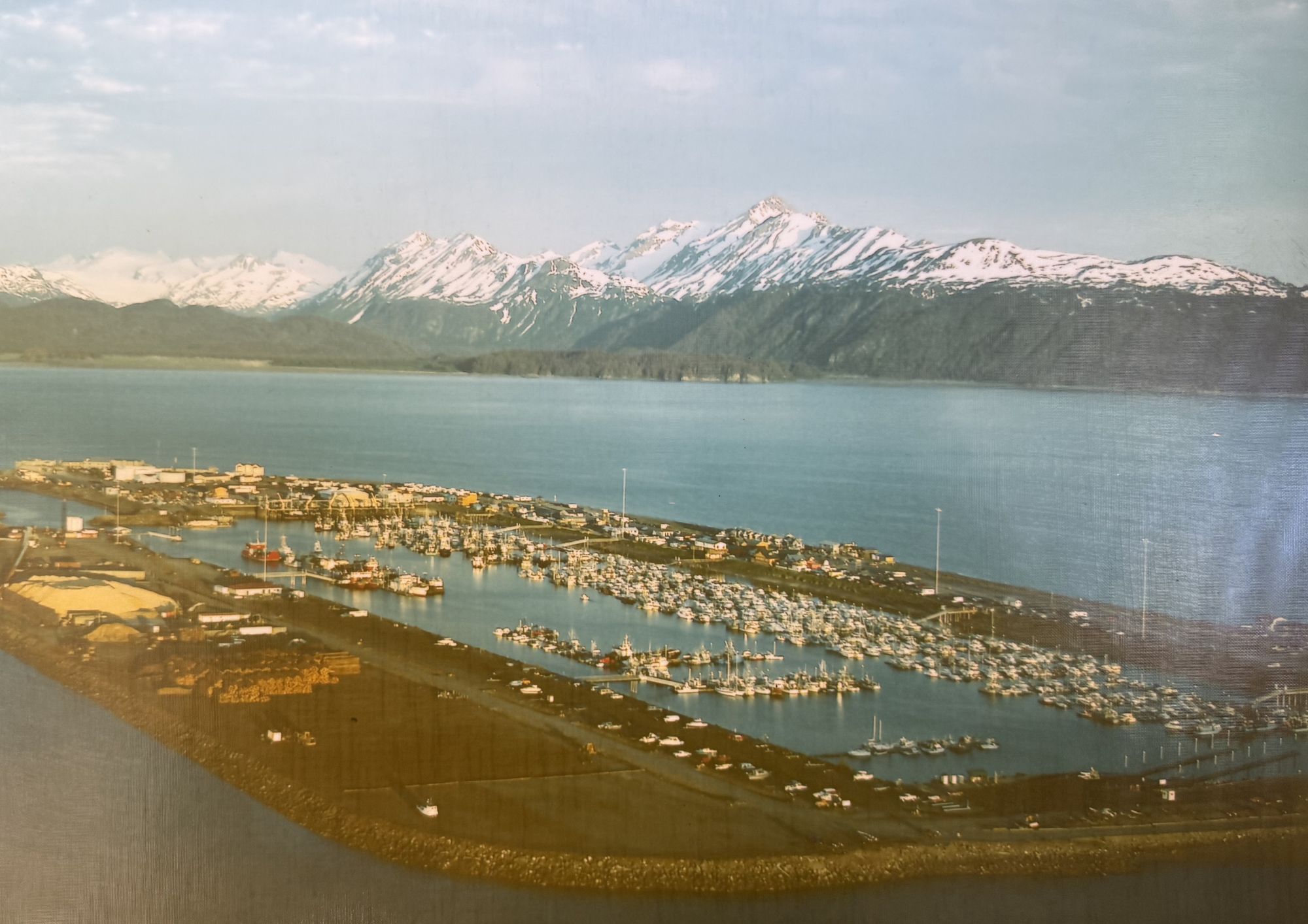 The Homer Spit harbor — an earlier era